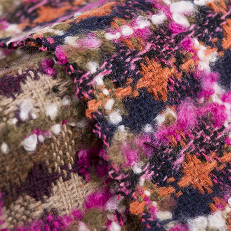 보호 하운드투스 브러시 우븐 울 트위드 원단 2071