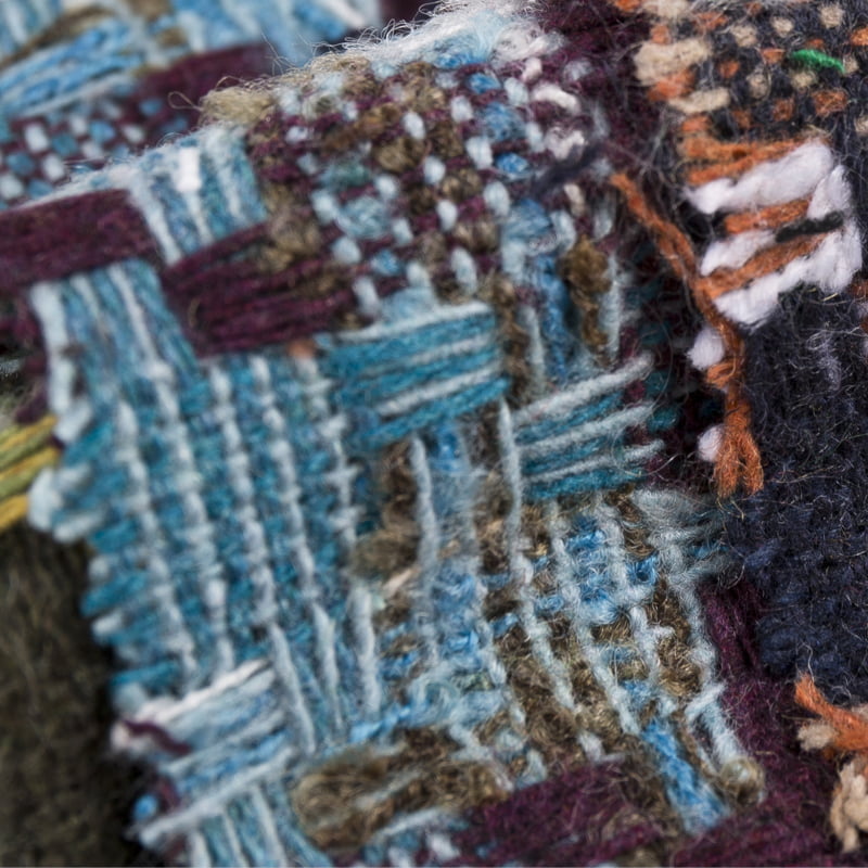 보호 양각 물떼새 격자 자카드 울 직물 2123