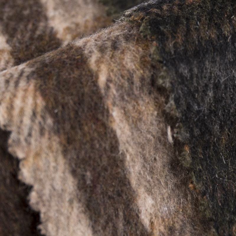 울 짠 자카드 체크 격자 무늬 트위드 원단 2394