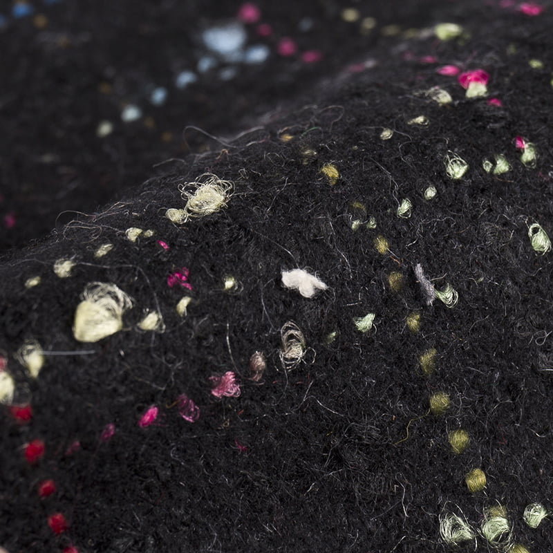 멀티 컬러 루프 원사 Windowpane Tweed Fabric 2422