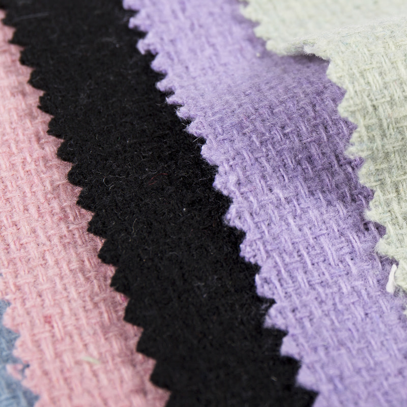 여성 코트 2815 크로스 울 트위드 원단