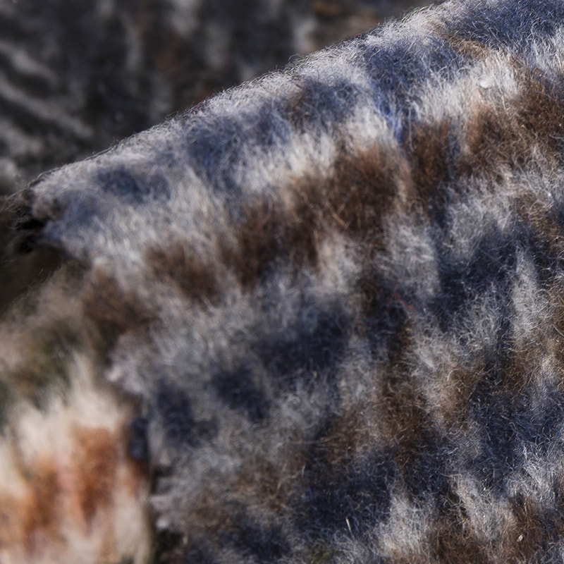 코트 3265를 위한 격자 무늬 격자 무늬 헤링본 브러시 모직 화학 섬유 트위드 직물