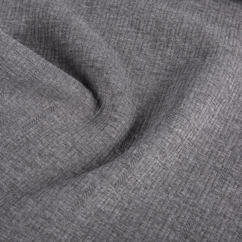 의류 AW23025를 위한 돋을새김된 구조에 의하여 뜨개질을 하는 자카드 직물 폴리에스테 비스코스 스판덱스 운동복 직물