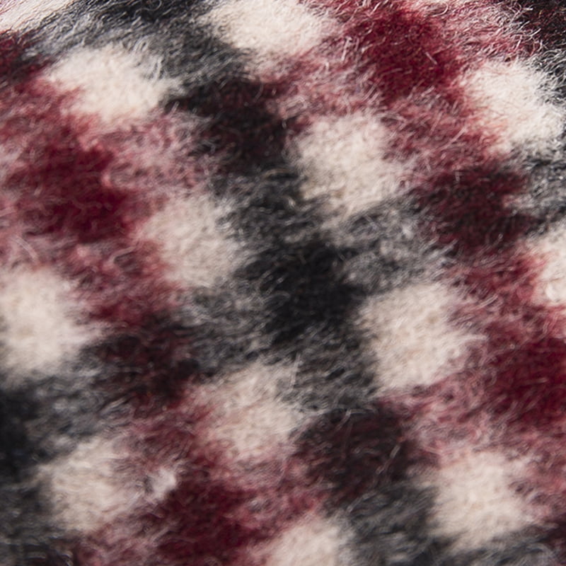 배색 비시 자카드 트윌 체크 플리스 원단 SH2410