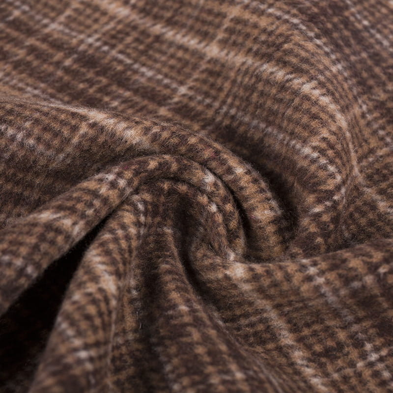 의류 ZZH24006를 위한 캠퍼스 교복 체크 Houndstooth 100% 폴리에스터 직물 직물